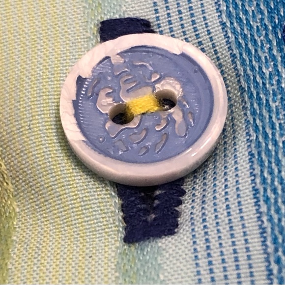 Robert Graham Embroidered Striped Flip Cuff Button Front Shirt Size S - Picture 9 of 16